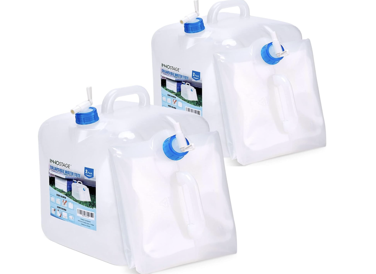 2-Pack Collapsible Water Gallon